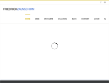 Tablet Screenshot of friedrichzaunschirm.com